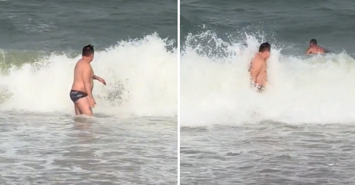 [VÍDEO] Marrone, dupla com Bruno, é flagrado embriagado em praia: “Quase se afogou”