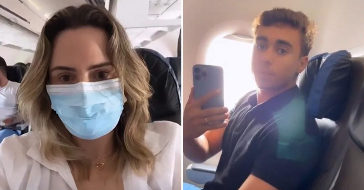 [VÍDEO] Ana Paula Renault bate boca com Nikolas Ferreira em voo após falas transfóbicas na Câmara