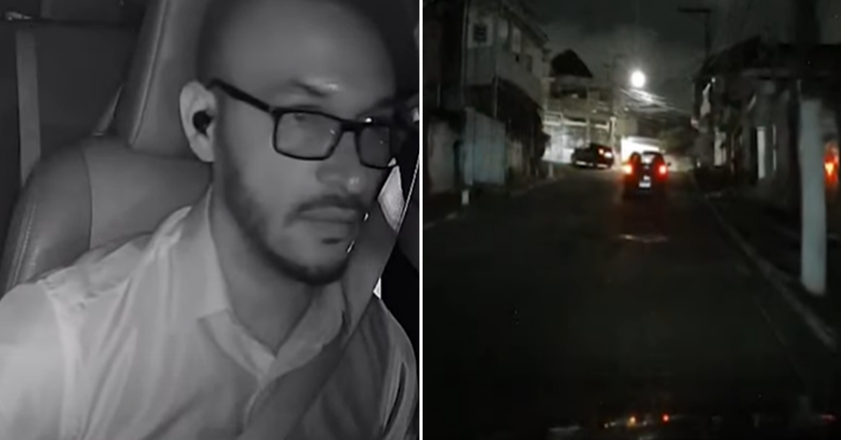 Policial aborda motorista de Uber e faz ele entrar numa perseguição com passageira dentro do carro