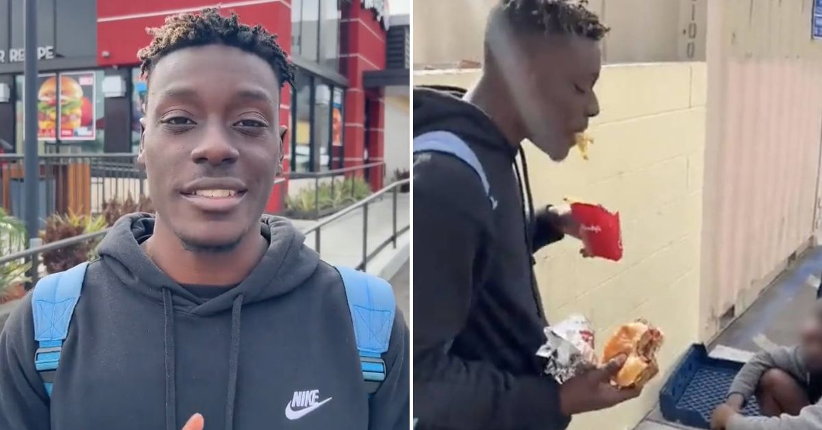 [VÍDEO] YouTuber é cancelado após comprar comida para mendigo com fome e comer na frente dele