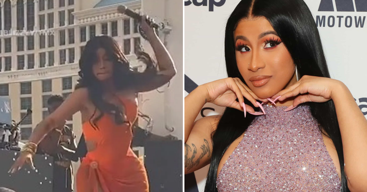 Microfone que Cardi B arremessou em fã vai a leilão; saiba qual foi o maior lance feito