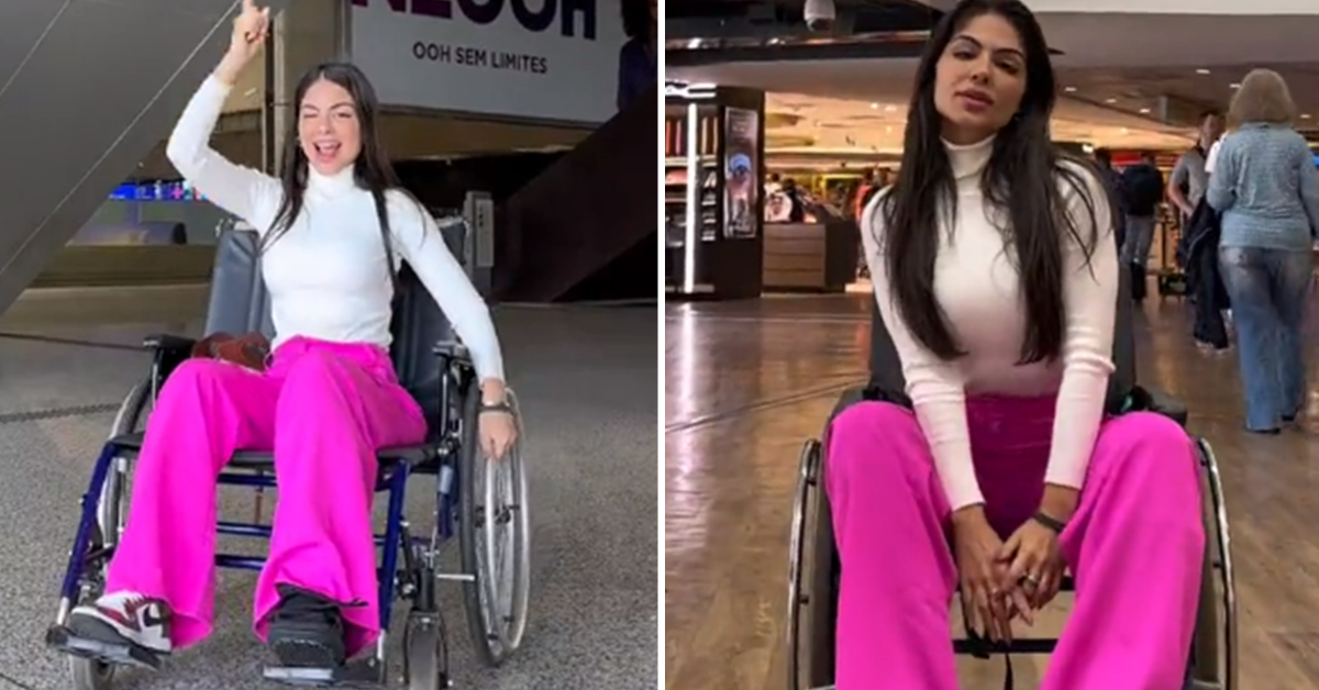 Influencer sem deficiência é detonada na web após fazer vídeo com dicas de “poses para cadeirantes”