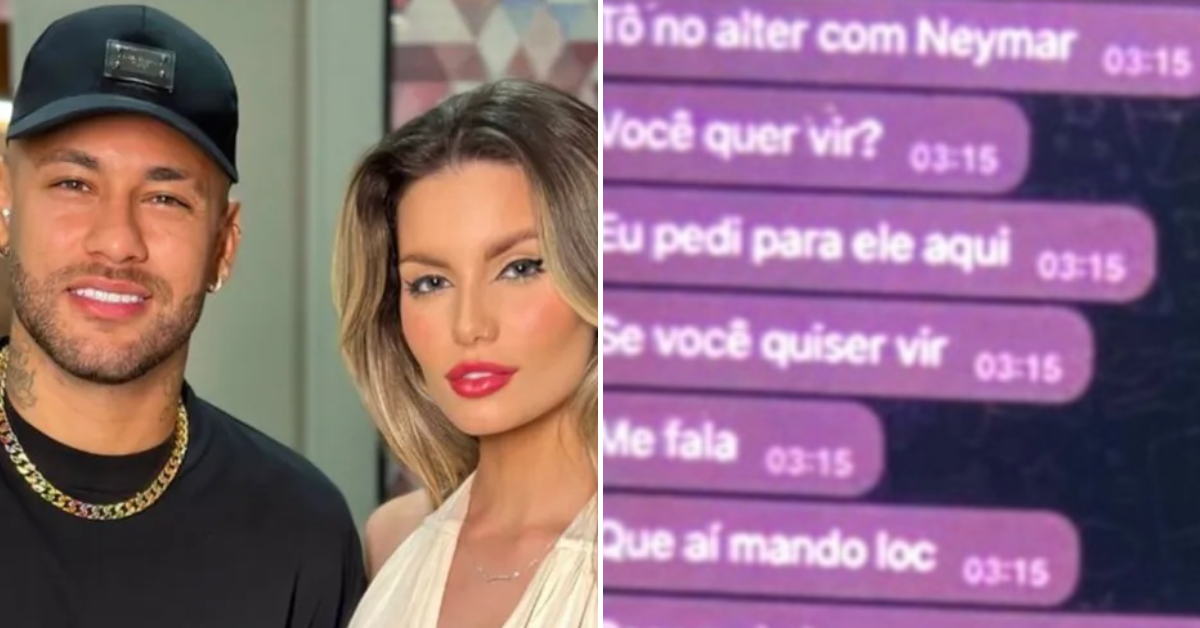 [VÍDEO] Após jogo do Brasil, Neymar reúne amigos para festa privada e prints de conversa com outra mulher são expostos