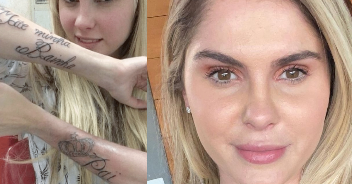 Tatuagem de Bárbara Evans. (Foto: Reprodução/Instagram).