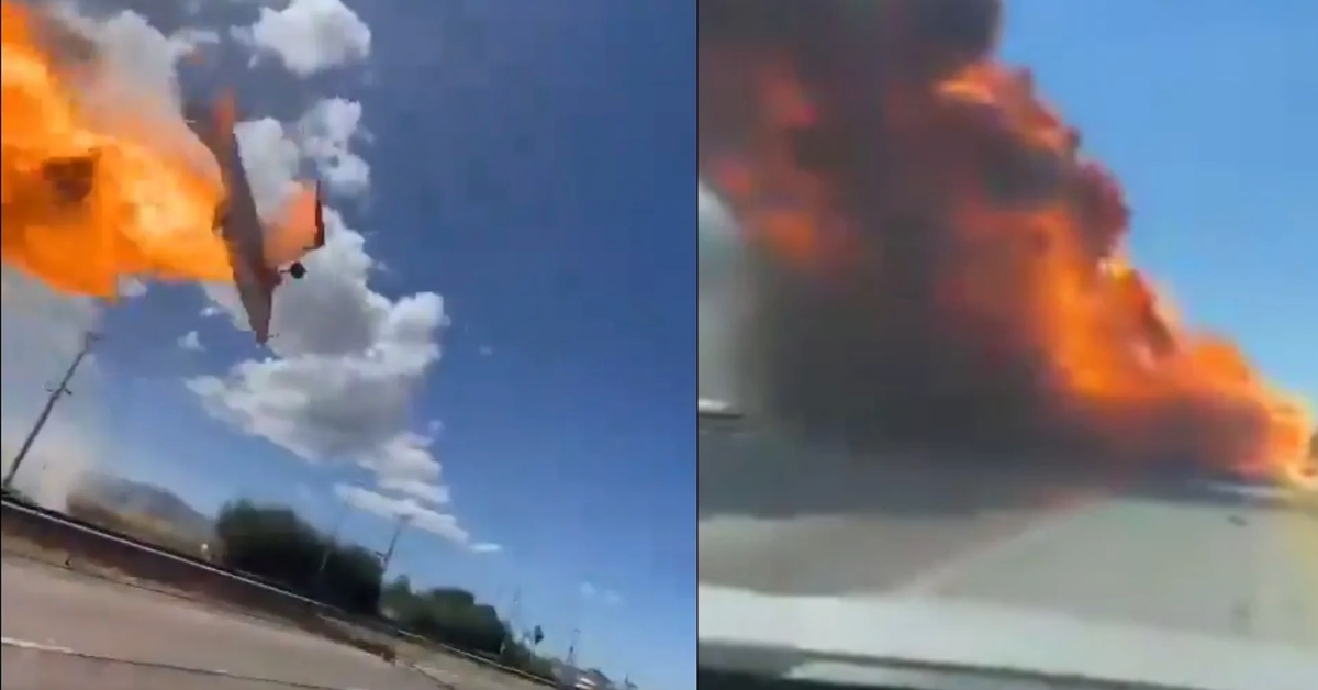 [VÍDEO] Piloto morre após avião colidir em poste, girar no ar e explodir no Chile