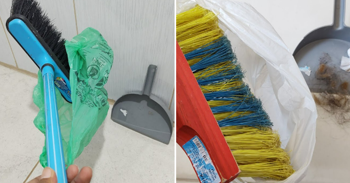 Vassoura e saco plástico: O segredo para ter uma casa limpa e brilhante