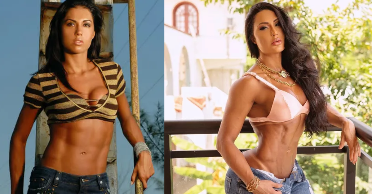 antes e depois gracyanne barbosa - fotos: reprodução