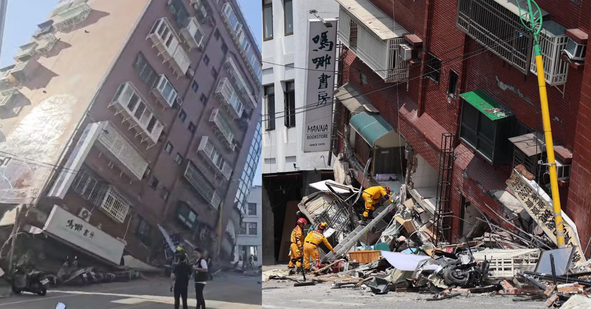 [VÍDEO] Terremoto mais forte em 25 anos em Taiwan causa mortes e destruição; confira