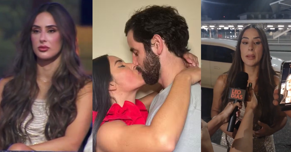 Após reagir ao beijo de Matteus e Isabelle ao vivo, Deniziane comenta sobre arrependimento por relação com o brother - Fotos: Reprodução/TV Globo/gshow/X