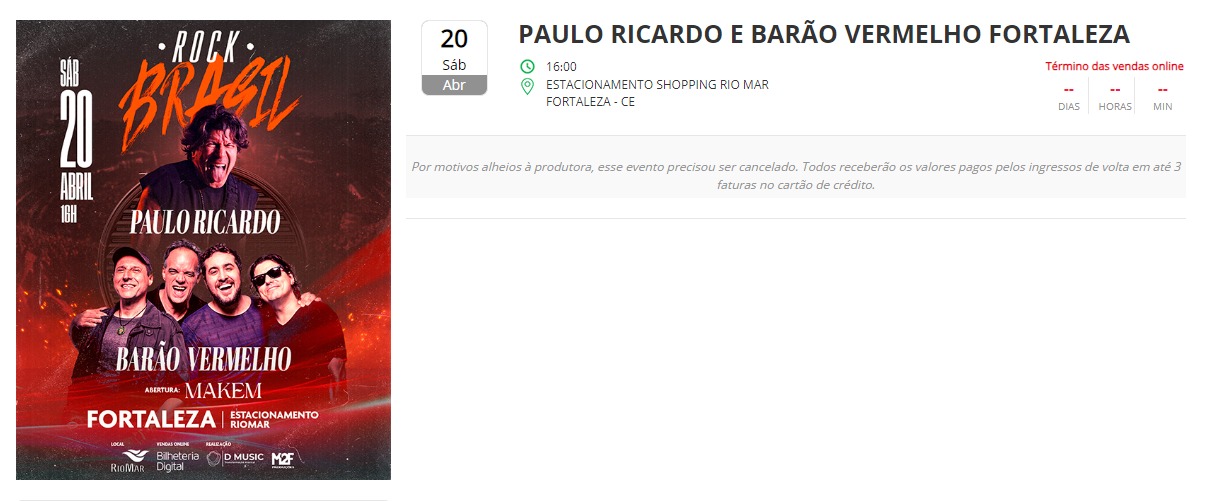 Após ignorar Davi do BBB 24, show de Paulo Gustavo é cancelado - Foto: Reprodução/Bilheteria digital