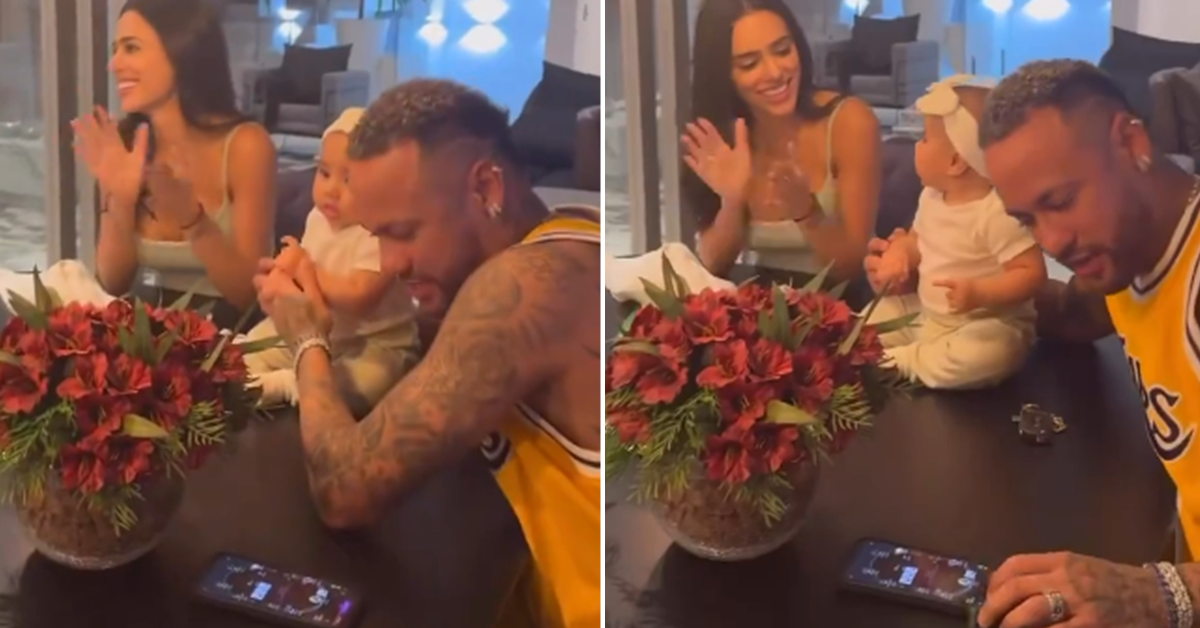 [VÍDEO] Neymar é flagrado jogando poker enquanto cantam parabéns para sua filha caçula