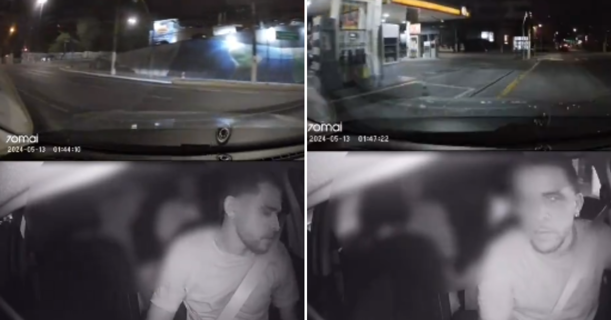 [VÍDEO] Motorista de aplicativo expulsa passageiros do carro após não gostar da conversa deles; entenda o caso