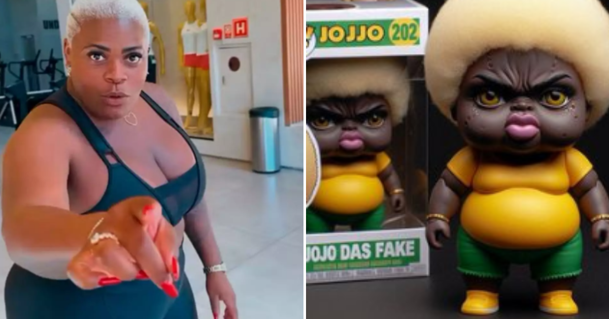 Boneco intitulado de ‘Jojo das fakes’, com a aparência de Jojo Todynho, faz sucesso na web e cantora se pronuncia; veja