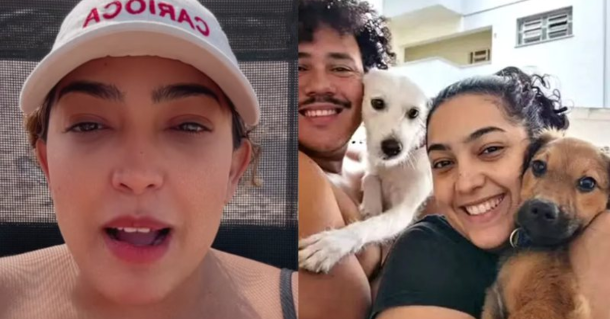 [VÍDEO] Camila Moura conta que tem a guarda compartilhada de seus cachorros junto com Lucas Buda: “Homologada por um juiz”