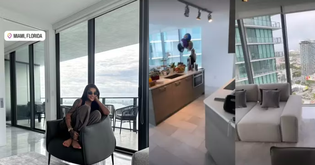 Ludmilla em seu novo apartamento de luxo em Miami - Foto: Reprodução/Instagram