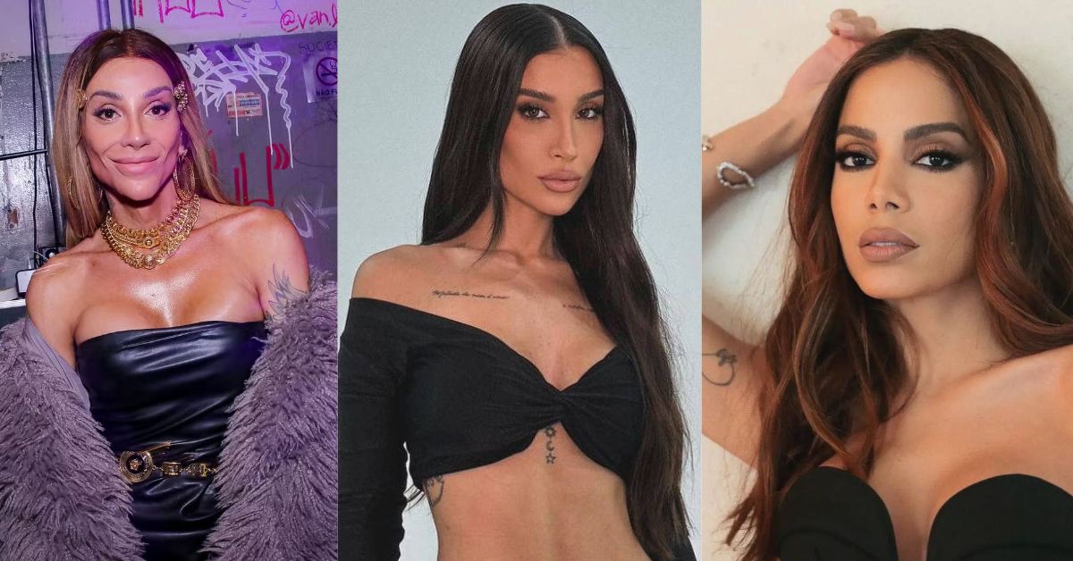 Comparação: Maya Massafera, Bianca Andrade e Anitta - Foto: Reprodução