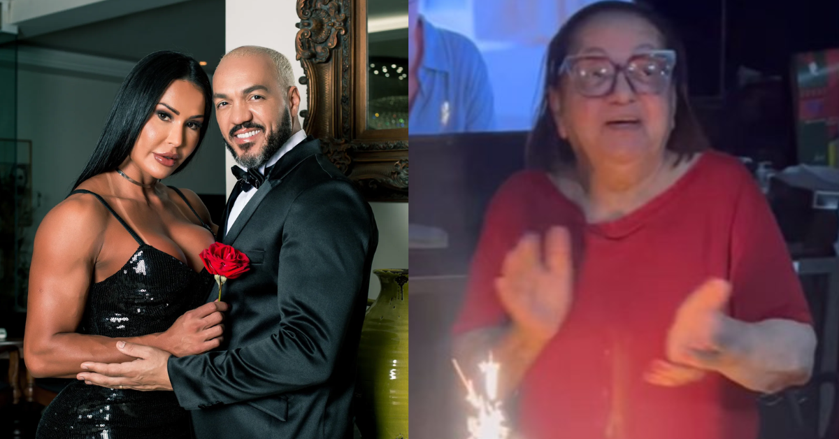 [VÍDEO] Gracyanne celebra aniversário da mãe de Belo com festinha especial: “Amorzinho”