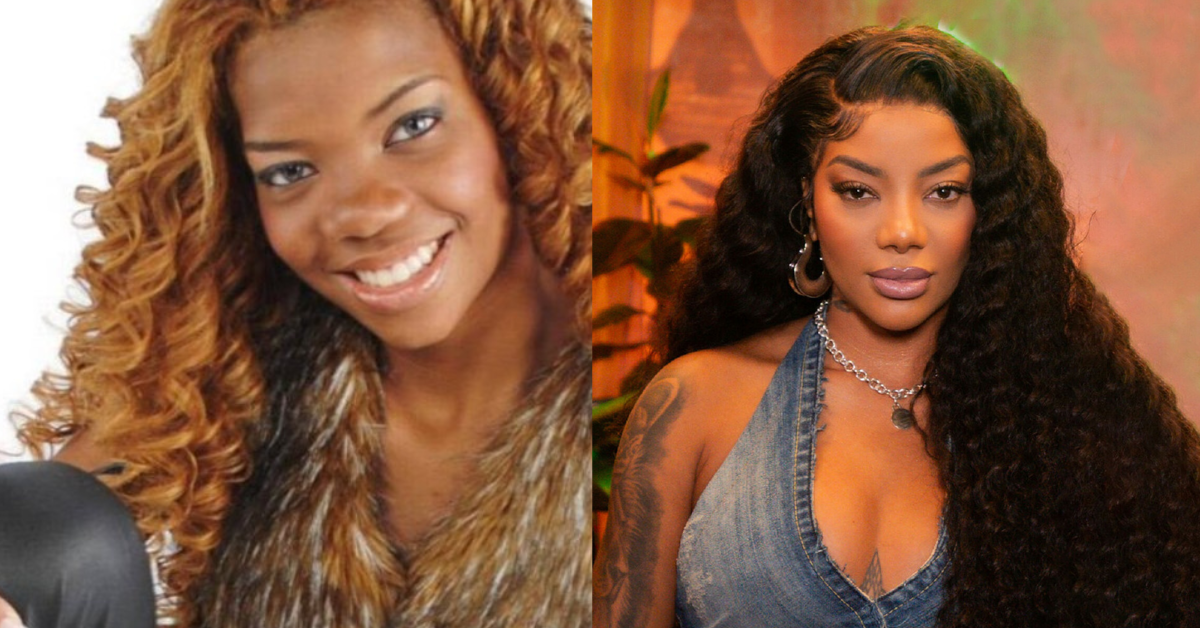 Antes e depois de Ludmilla - Foto: Reprodução