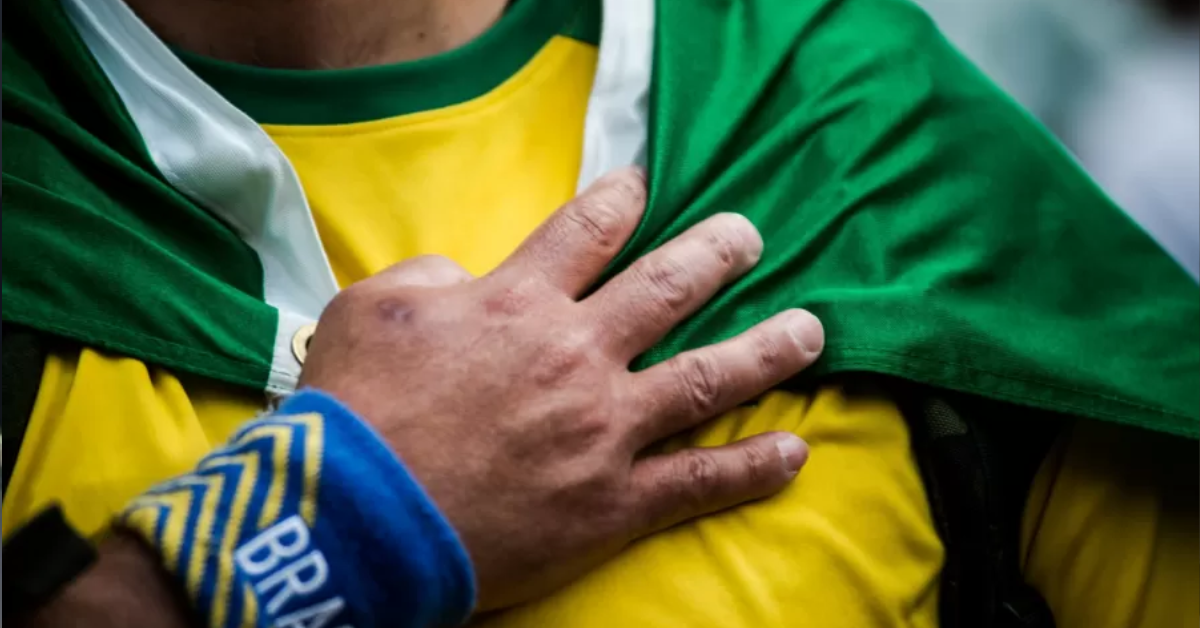 Hino Nacional Brasileiro - Foto: Maurício Rummens/Fotoarena