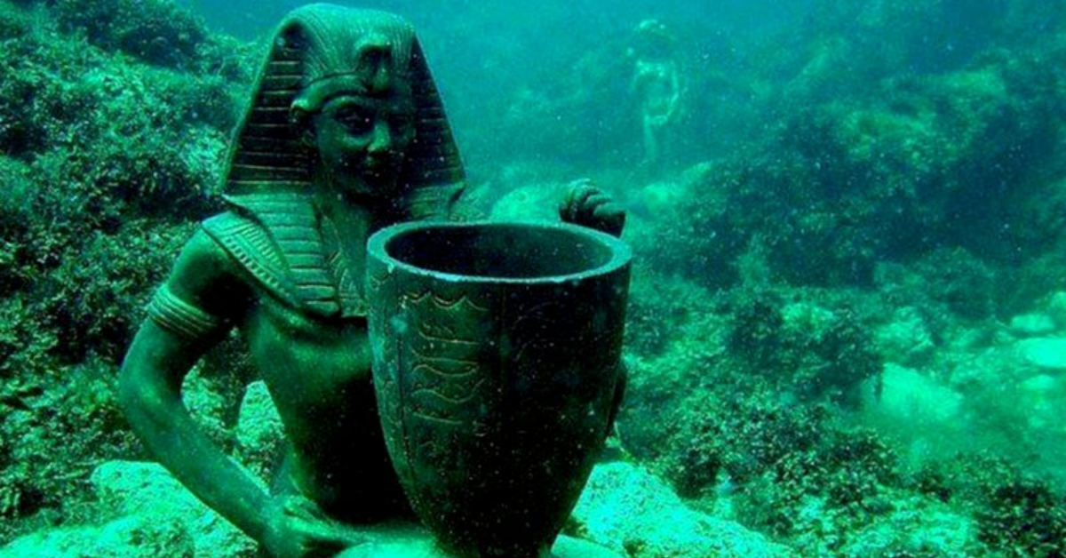 A cidade submersa de Thonis-Heracleion, uma das mais importantes do Egito Antigo