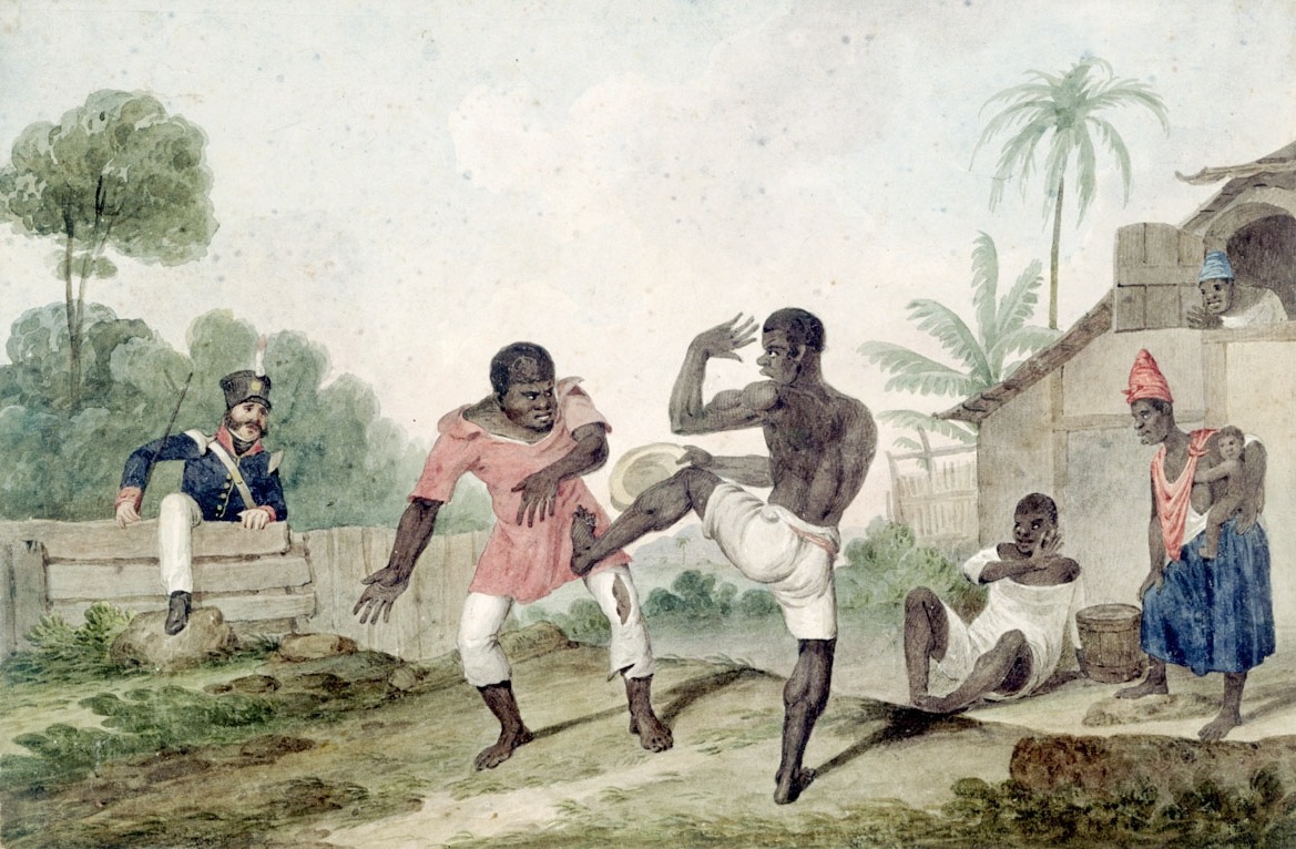 Capoeira. Augustus Earle, c. 1820. Biblioteca Nacional da Austrália - Foto: Wikimedia