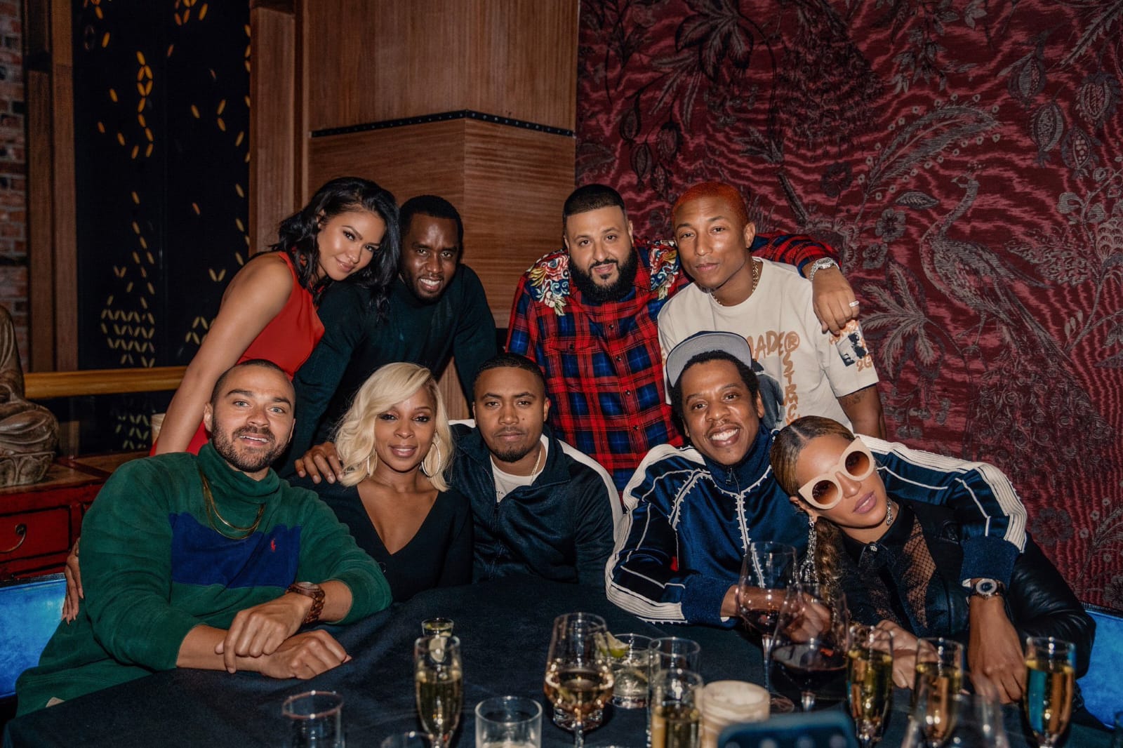 Famosos em festa com Diddy - Foto: X