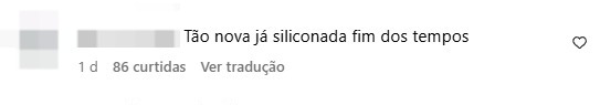 Kamylinha coloca silicone e causa revolta - Foto: Instagram