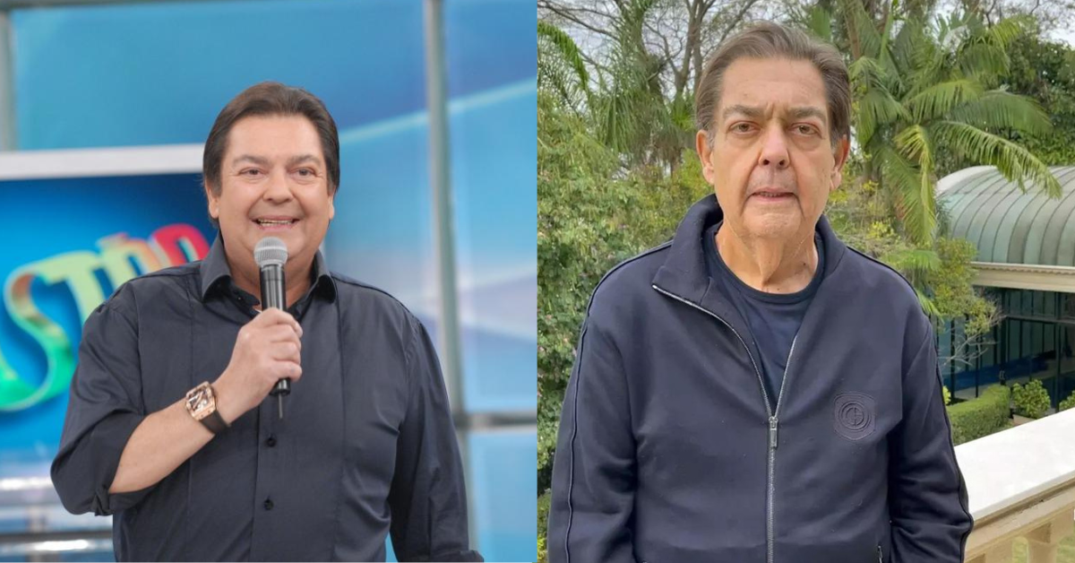 Perda de peso de Faustão — Foto: Reprodução/TV Globo/Instagram