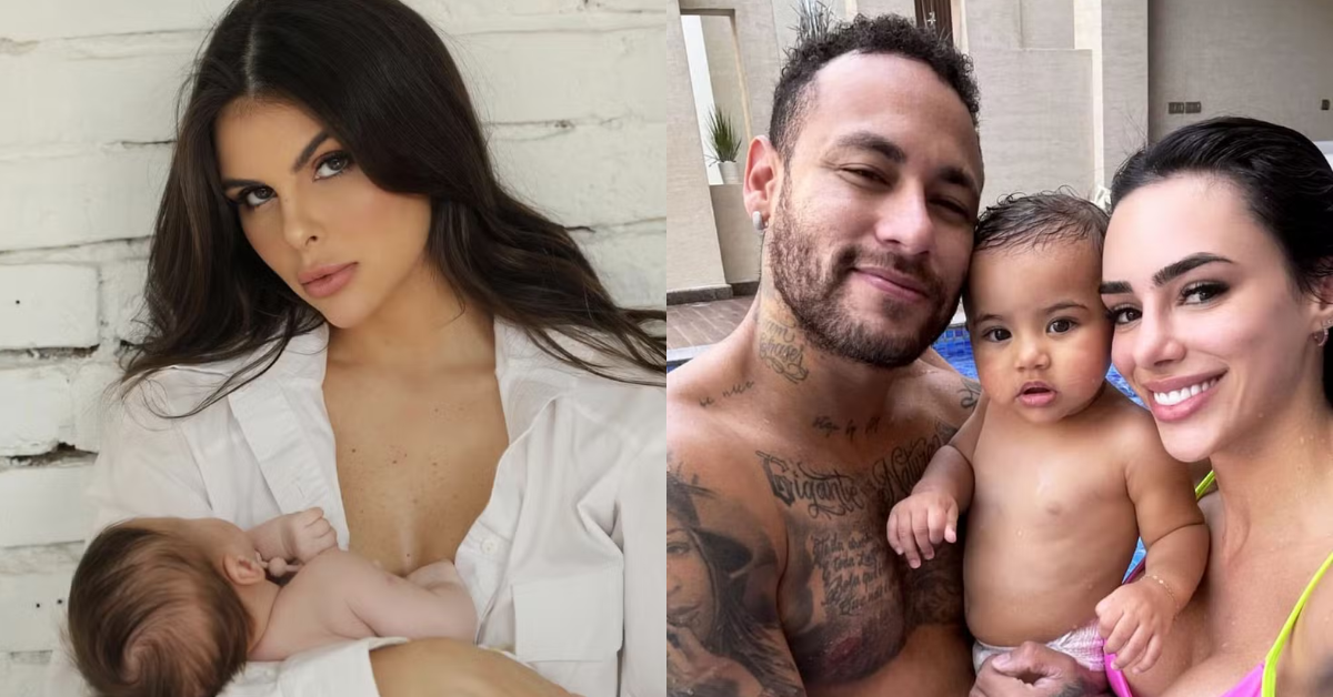 Amanda Kimberlly e Bruna Biancadi possuem filhas com Neymar — Foto: Reprodução/Instagram