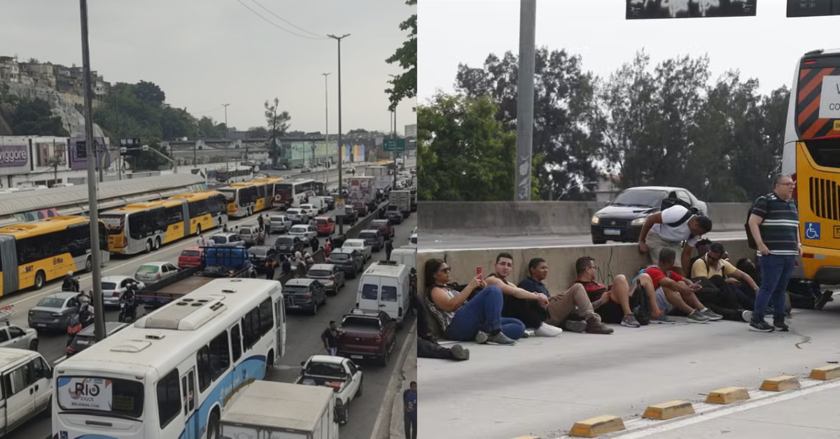 [VÍDEO] Tiroteio na Avenida Brasil: registros mostram caos e medo de motoristas e passageiros durante intenso confronto