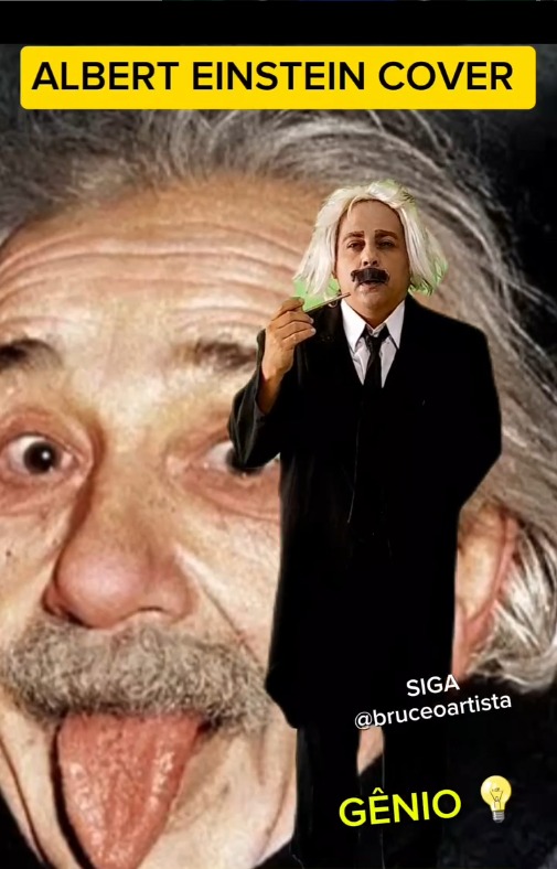 Bruce, o Artista como Albert Einstein - Foto: Reprodução