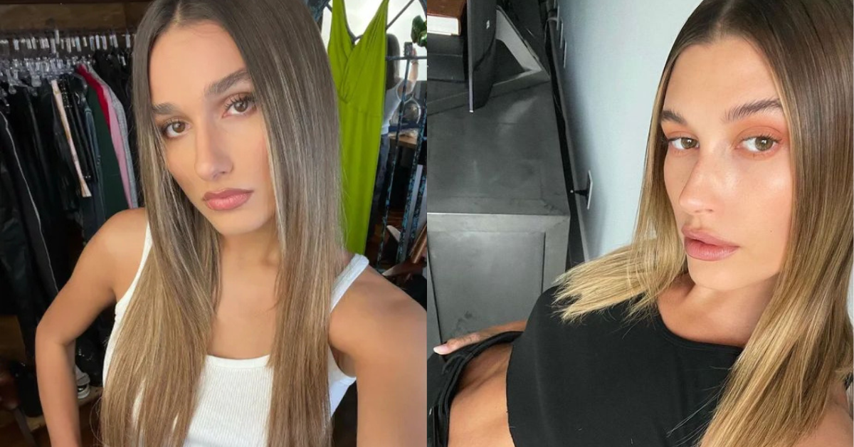 As modelos Sasha Meneghel e Hailey Bieber - Foto: Instagram