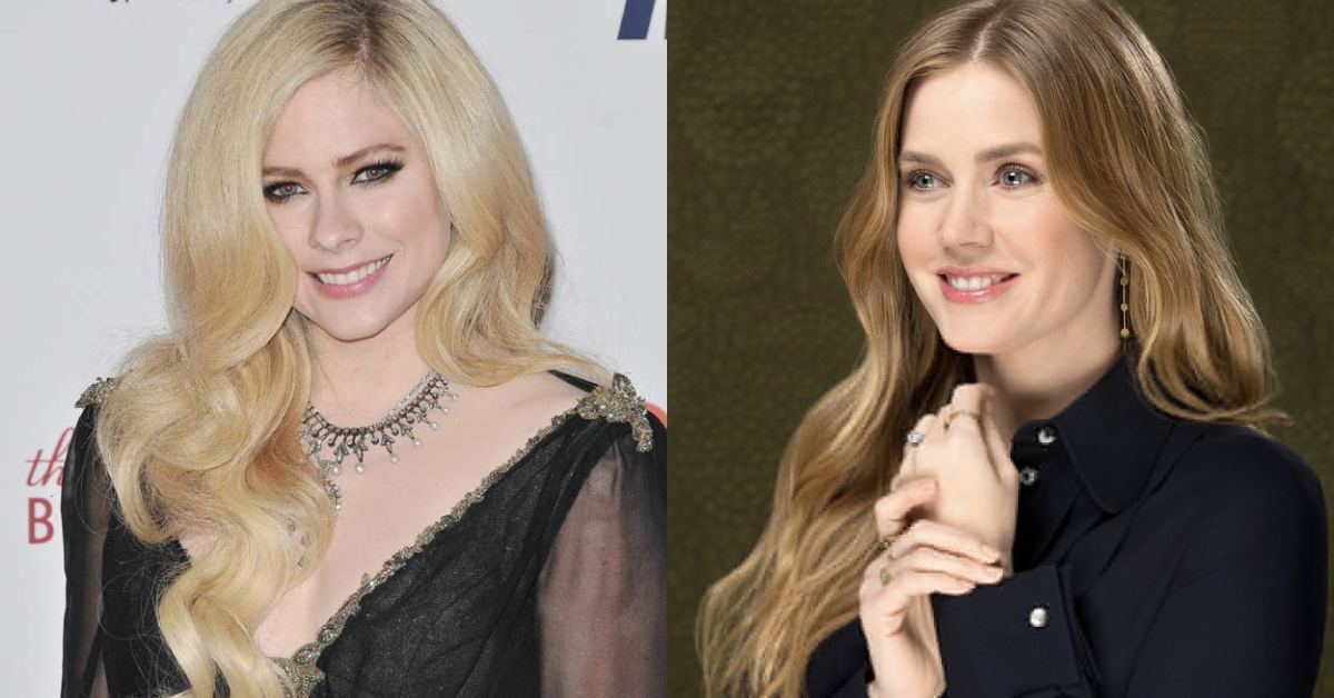 A cantora Avril Lavigne e a atriz Amy Adams - Foto: Reprodução/Pinterest