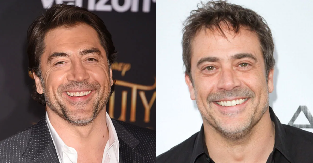 Os atores Javier Bardem e Jeffrey Dean Morgan - Foto: Reprodução/Getty Images 