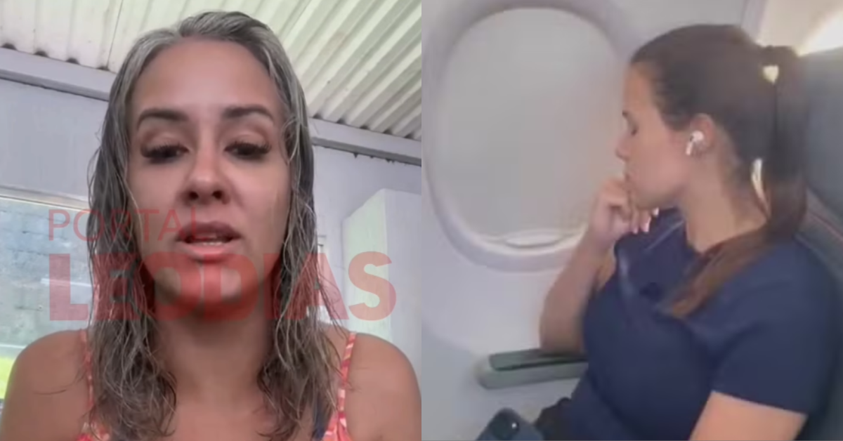 Mãe da criança se pronuncia sobre confusão em avião e defende passageira - Foto: Reprodução