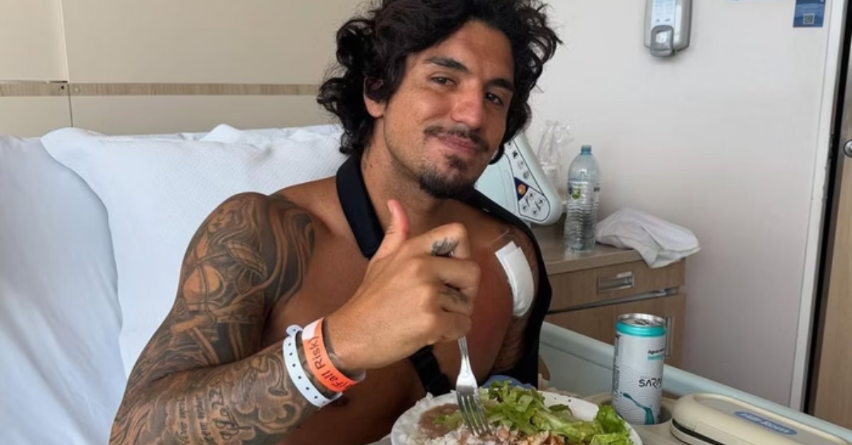 Gabriel Medina passa por cirurgia após lesão em treino e fala sobre recuperação: “Foco total”