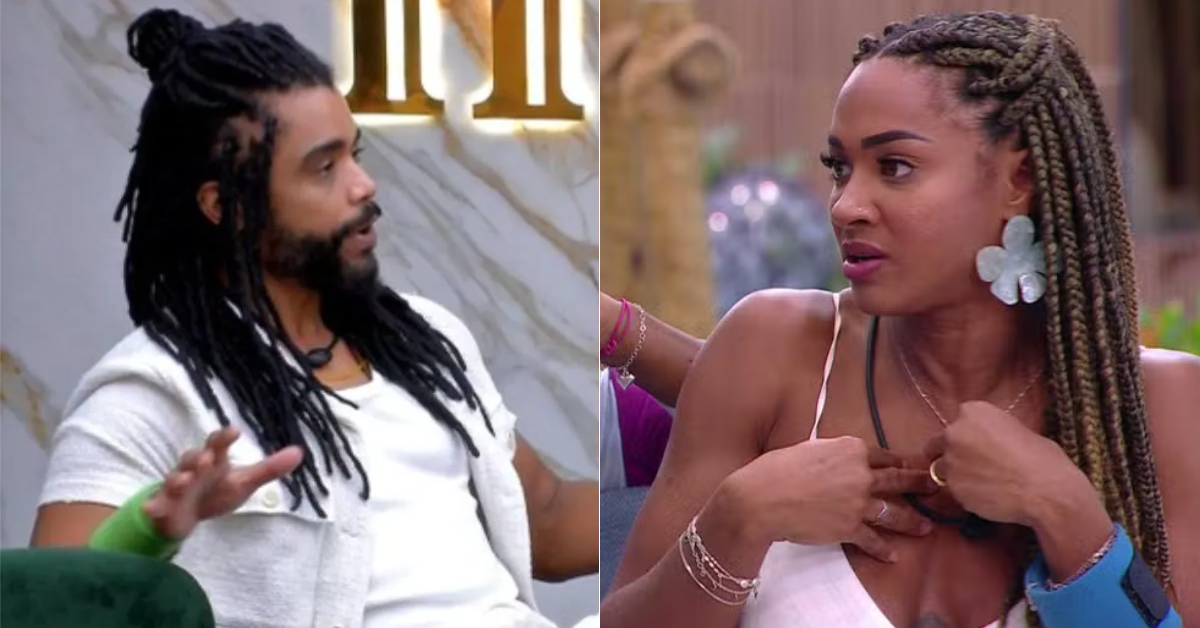 Formação do terceiro paredão do 'BBB 25' causou tretas e fim de romance no reality show - Foto: Reprodução/Globo