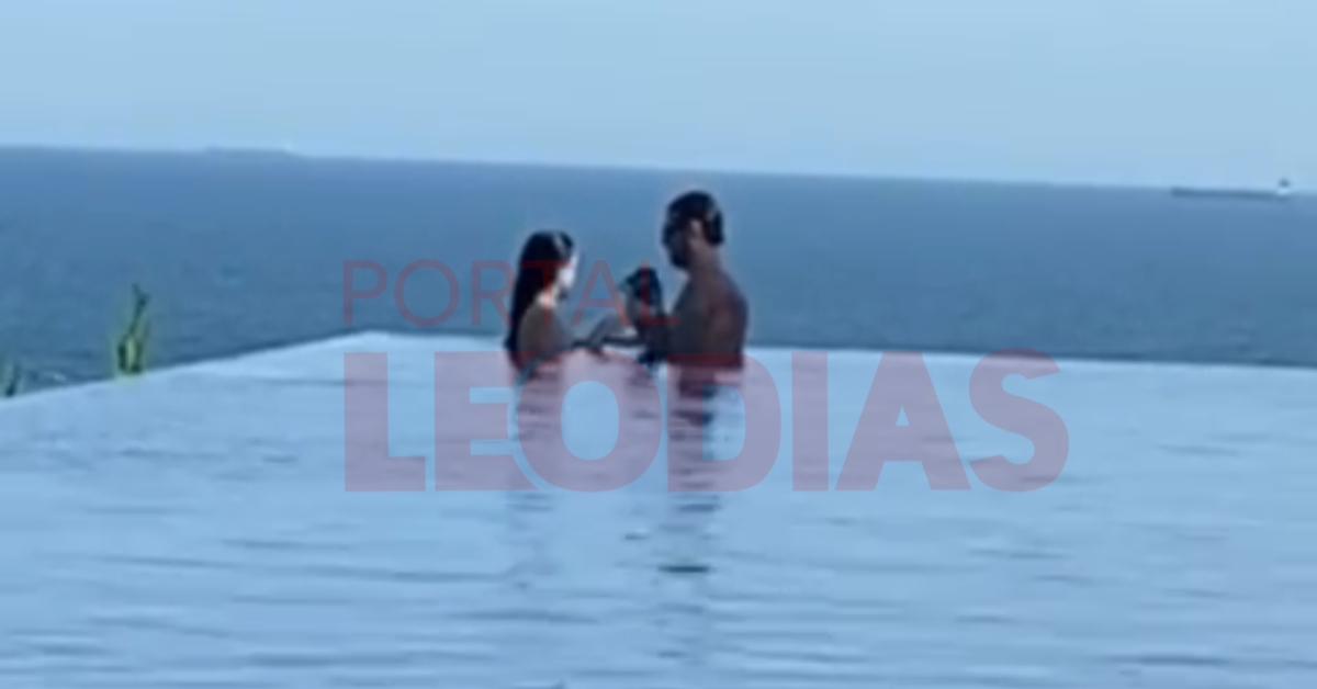 Dado é flagrado em piscina com amiga de Wanessa, 2 dias após término - Foto: Reprodução