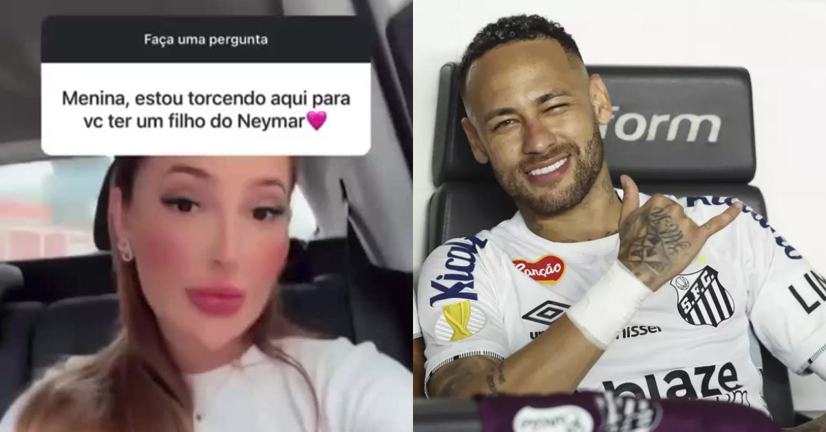 Suposta amante de Neymar revela "tática" inusitada para não engravidar do atleta - Foto: Reprodução