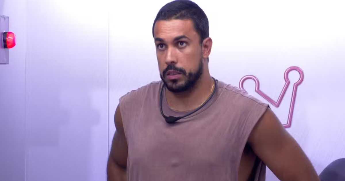 Maike é o último participante a deixar a 8ª Prova do Líder de resistência do BBB 25 — Foto: gshow