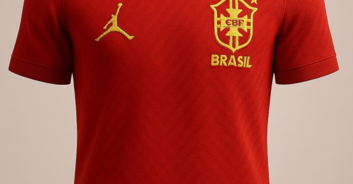 Nova camisa vermelha da Seleção Brasileira - Foto: Reprodução