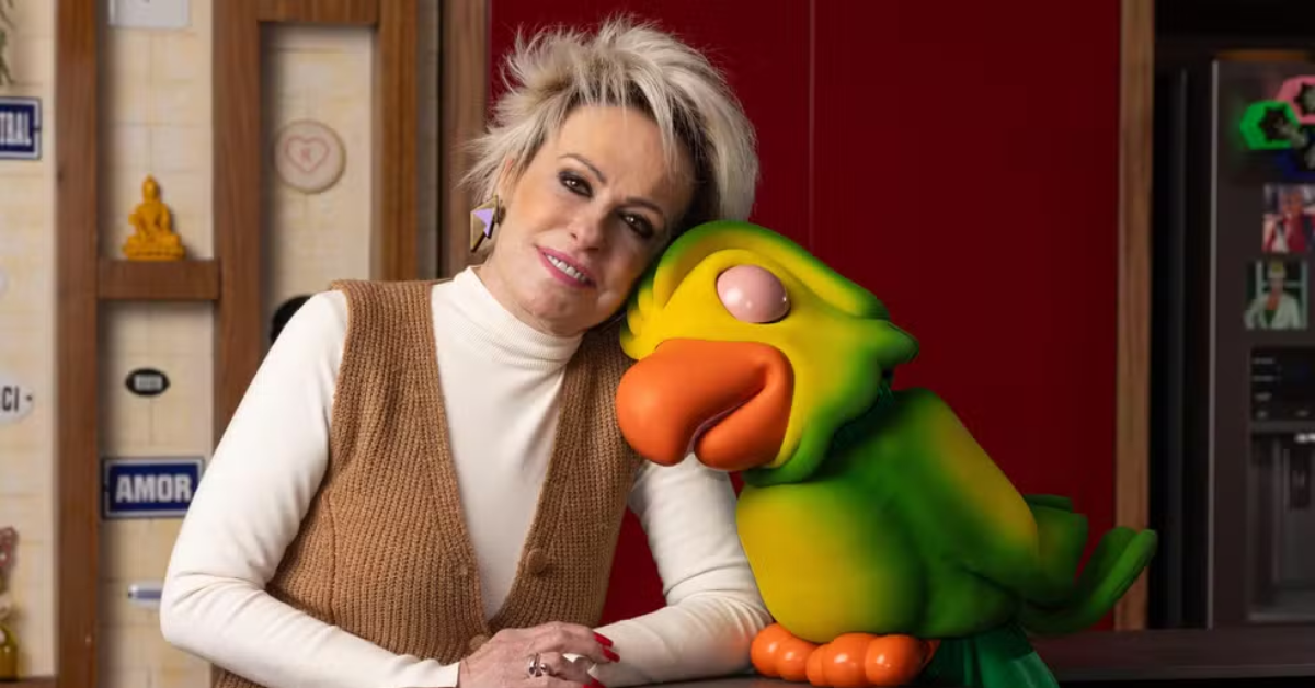 Ana Maria Braga e Louro Mané — Foto: Daniela Toviansky/TV Globo