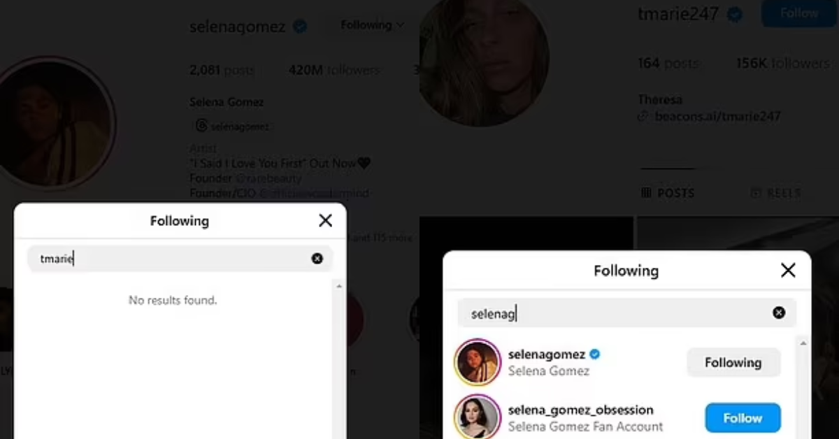 Selena não segue mais a amiga, que continua seguindo a cantora - Foto: Instagram