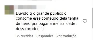 Internauta comenta - Foto: Instagram