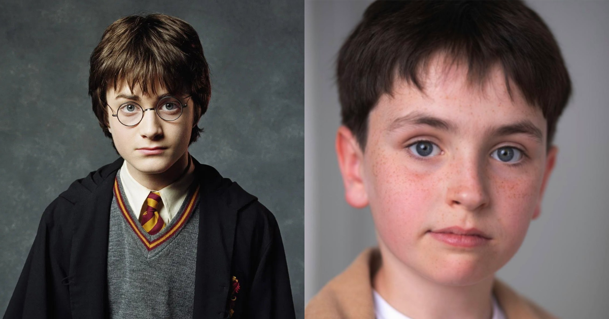 Daniel Radcliffe e Dominic McLaughlin como Harry Potter - Foto: Reprodução