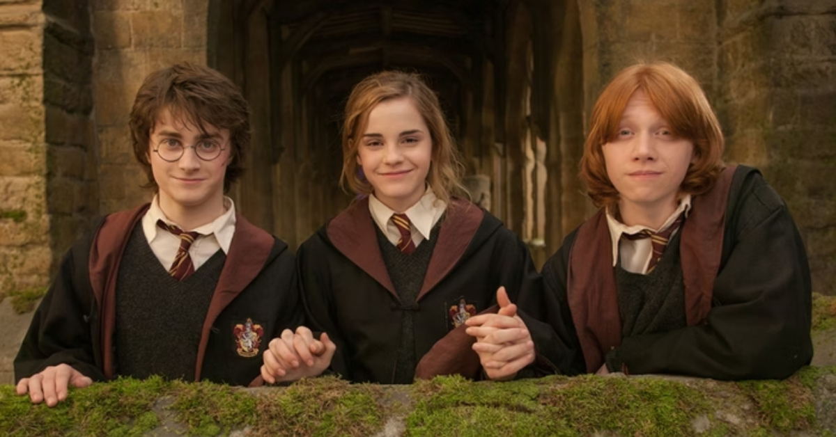 Novo trio de protagonistas da série de Harry Potter - Foto: Reprodução