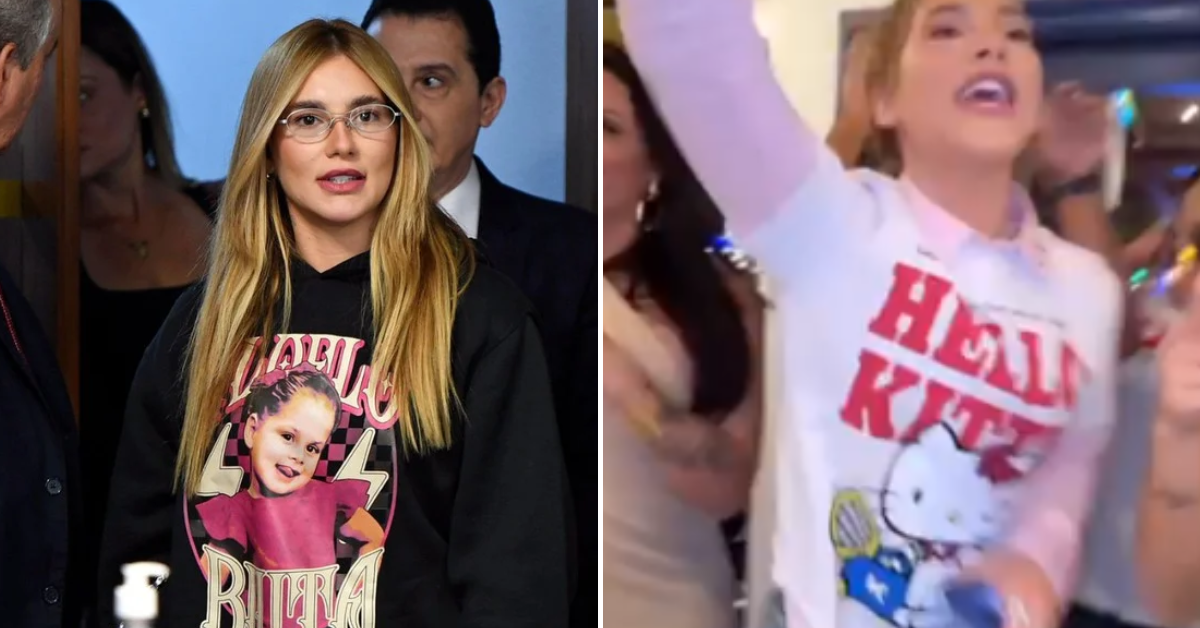 [VÍDEO] Virgínia canta música sobre “dinheiro do tigrinho” após depor na CPI das Bets e cena repercute na web