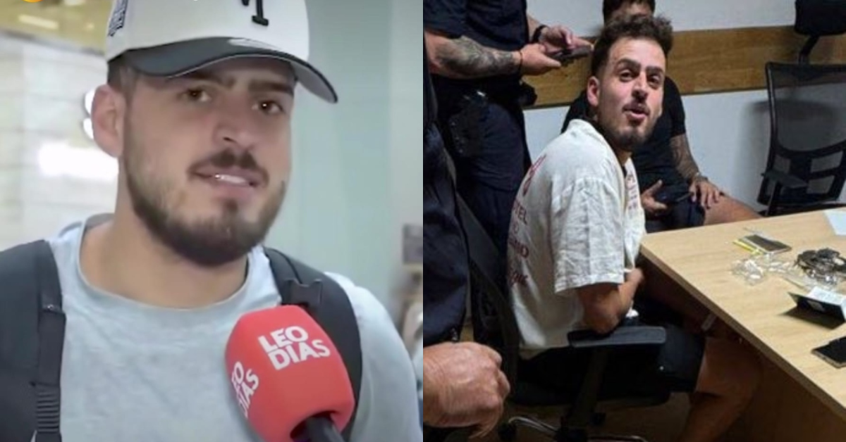 Jon Vlogs volta ao Brasil após prisão na Croácia - Foto: Reprodução
