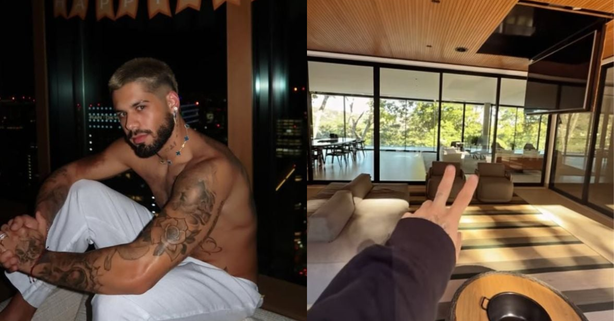 Zé Felipe mostra detalhes de sua nova mansão após se separar de Virginia - Foto: Reprodução