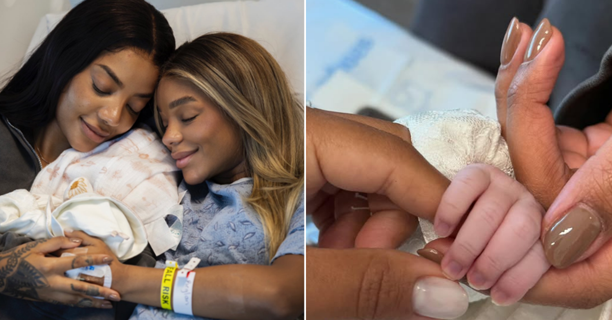 Ludmilla mostra o rosto da filha Zuri pela primeira vez em vídeo com Brunna Gonçalves